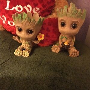 Duo Baby Groot planter